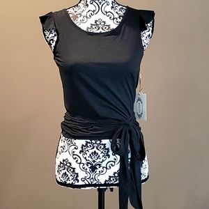 Joyfolie Janelle Wrap Top